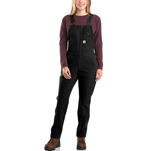 Cathartic Black Straight Leg OverallsXS Tall - Picture 4 of 4